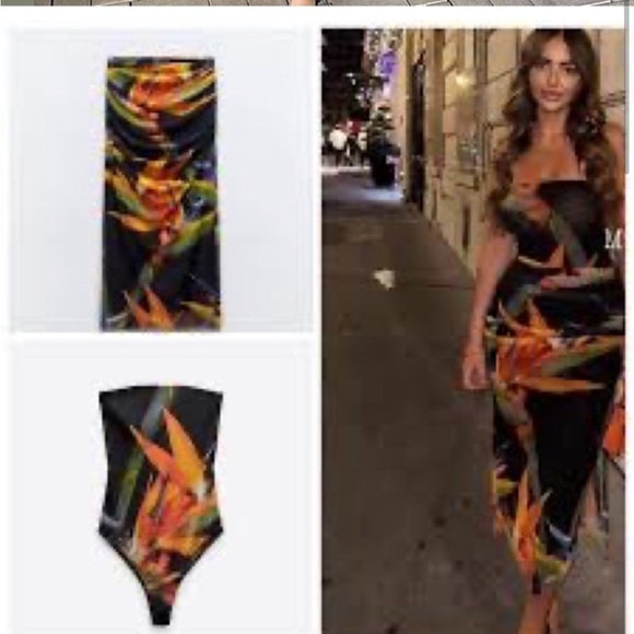 NWT Printed Tulle Paradise perfect for fall season Skirt S - Picture 3 of 12